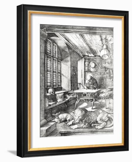 St. Jerome in His Study, 1514-Albrecht Dürer-Framed Giclee Print