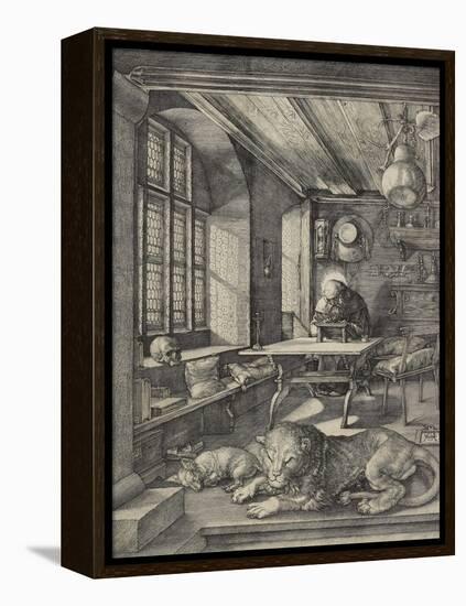 St Jerome in His Study, 1514-Albrecht Dürer-Framed Premier Image Canvas