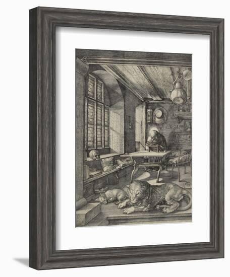 St Jerome in His Study, 1514-Albrecht Dürer-Framed Giclee Print