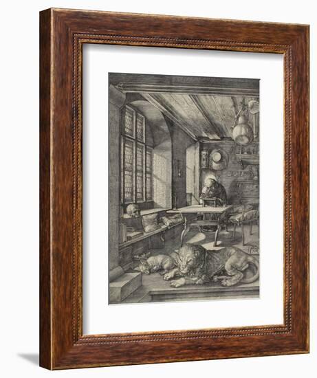 St Jerome in His Study, 1514-Albrecht Dürer-Framed Giclee Print