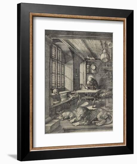 St Jerome in His Study, 1514-Albrecht Dürer-Framed Giclee Print