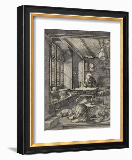 St Jerome in His Study, 1514-Albrecht Dürer-Framed Giclee Print