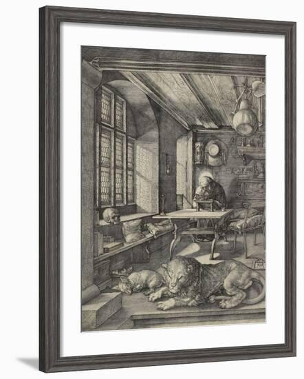 St Jerome in His Study, 1514-Albrecht Dürer-Framed Giclee Print