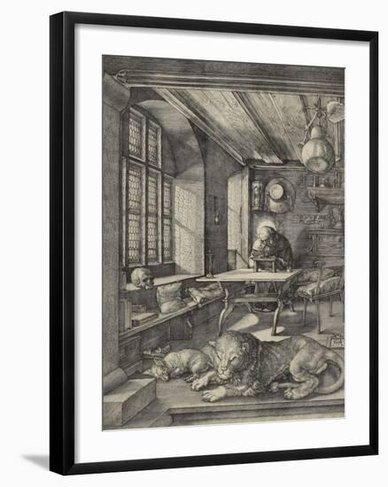 St Jerome in His Study, 1514-Albrecht Dürer-Framed Giclee Print