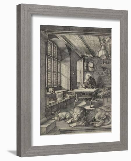 St Jerome in His Study, 1514-Albrecht Dürer-Framed Giclee Print