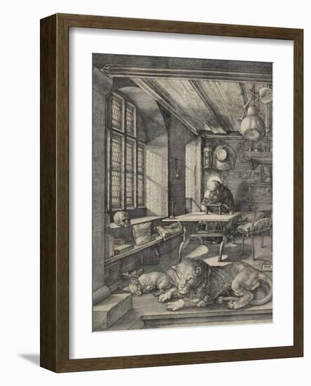 St Jerome in His Study, 1514-Albrecht Dürer-Framed Giclee Print