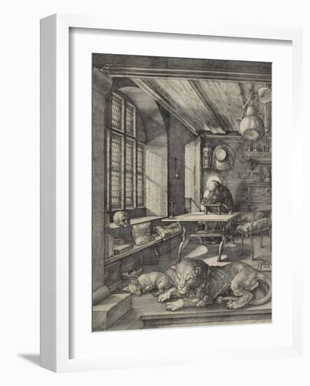 St Jerome in His Study, 1514-Albrecht Dürer-Framed Giclee Print