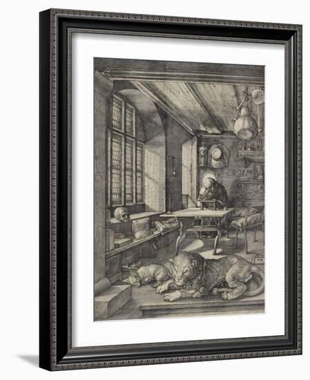 St Jerome in His Study, 1514-Albrecht Dürer-Framed Giclee Print