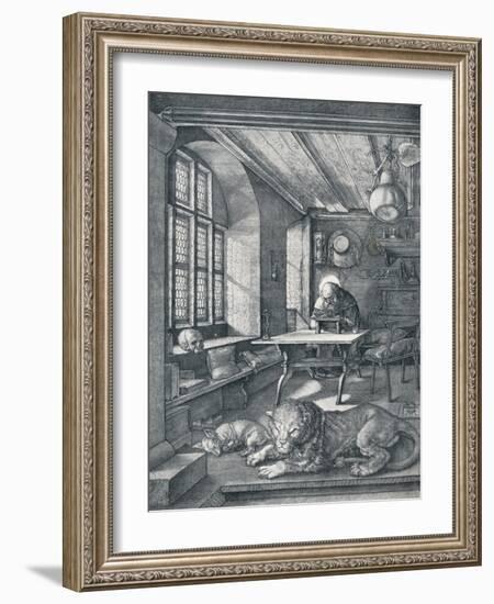 St Jerome in His Study, 1514-Albrecht Dürer-Framed Giclee Print