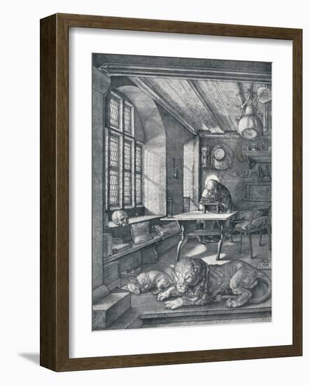 St Jerome in His Study, 1514-Albrecht Dürer-Framed Giclee Print