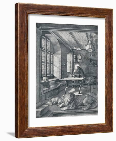 St Jerome in His Study, 1514-Albrecht Dürer-Framed Giclee Print