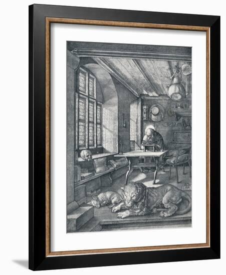 St Jerome in His Study, 1514-Albrecht Dürer-Framed Giclee Print