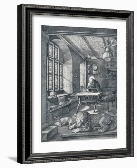 St Jerome in His Study, 1514-Albrecht Dürer-Framed Giclee Print