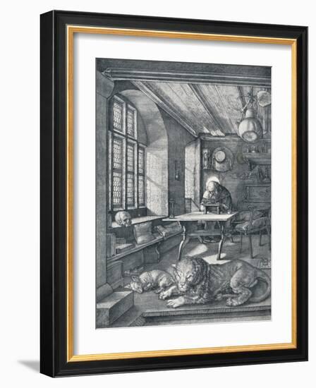 St Jerome in His Study, 1514-Albrecht Dürer-Framed Giclee Print