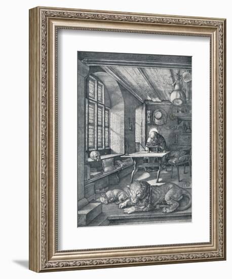 St Jerome in His Study, 1514-Albrecht Dürer-Framed Giclee Print