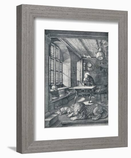 St Jerome in His Study, 1514-Albrecht Dürer-Framed Giclee Print