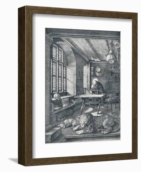 St Jerome in His Study, 1514-Albrecht Dürer-Framed Giclee Print