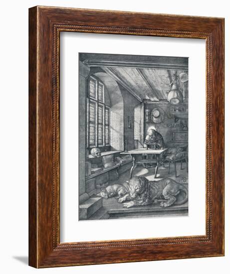 St Jerome in His Study, 1514-Albrecht Dürer-Framed Giclee Print