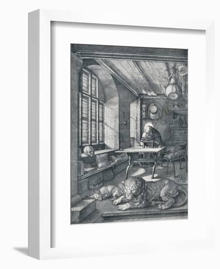 St Jerome in His Study, 1514-Albrecht Dürer-Framed Giclee Print