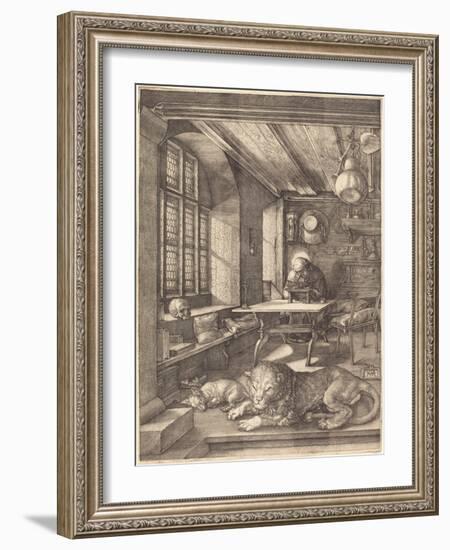 St. Jerome in His Study, 1514-Albrecht Dürer-Framed Giclee Print