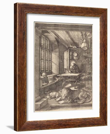 St. Jerome in His Study, 1514-Albrecht Dürer-Framed Giclee Print