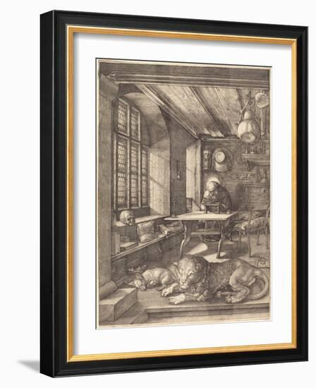 St. Jerome in His Study, 1514-Albrecht Dürer-Framed Giclee Print