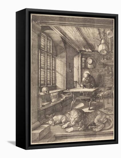 St. Jerome in His Study, 1514-Albrecht Dürer-Framed Premier Image Canvas