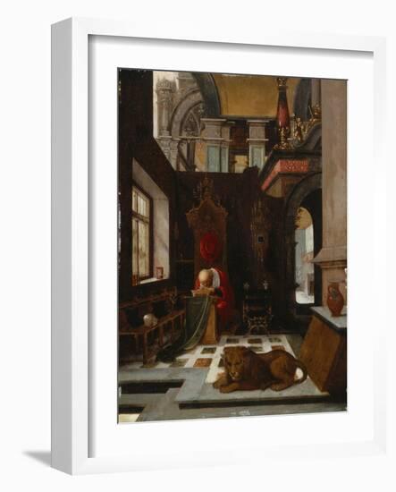 St. Jerome in His Study-Hendrick Steenwijk-Framed Giclee Print