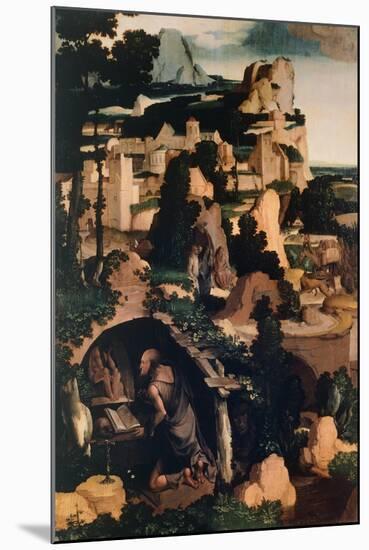 St. Jerome Penitent, Copy, by Albert Bouts-null-Mounted Giclee Print