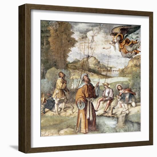 St Joachim, Detail from Life of Mary and Jesus-Boccaccio Boccaccino-Framed Giclee Print