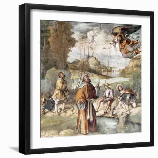 St Joachim, Detail from Life of Mary and Jesus-Boccaccio Boccaccino-Framed Giclee Print