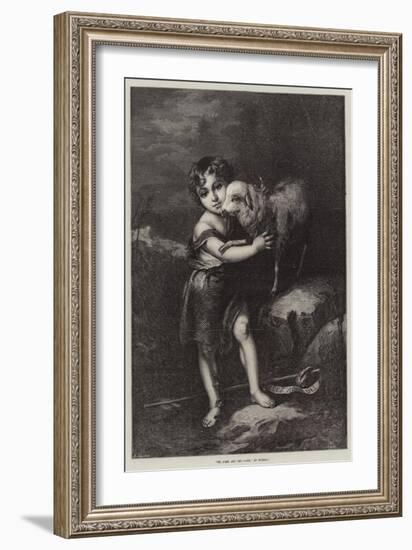 St John and the Lamb-Bartolome Esteban Murillo-Framed Giclee Print