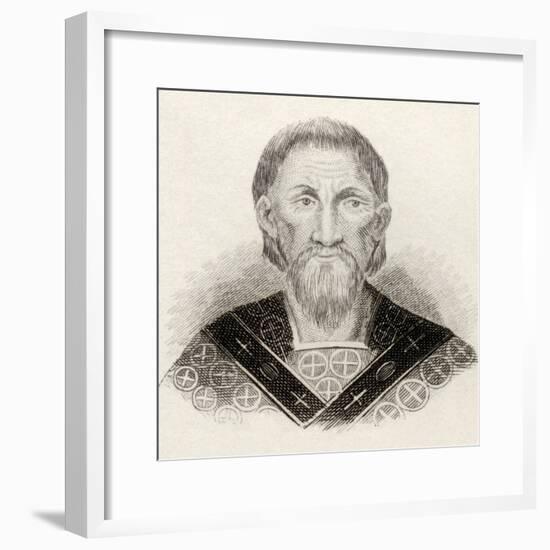 St. John Chrysostom, from 'Crabbes Historical Dictionary', Published in 1825-null-Framed Giclee Print