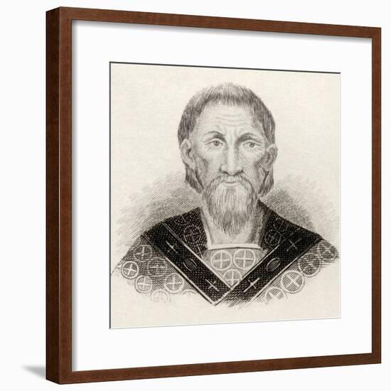 St. John Chrysostom, from 'Crabbes Historical Dictionary', Published in 1825-null-Framed Giclee Print