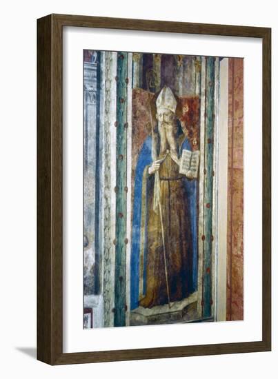 St John Chrysostom, Mid 15th Century-Fra Angelico-Framed Giclee Print