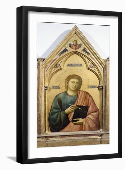 St John Evangelist, Detail from Badia Polyptych, Circa 1300-Giotto di Bondone-Framed Giclee Print