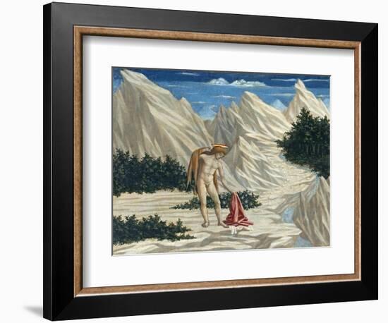 St. John in the Desert, C.1445-50-Domenico Veneziano-Framed Giclee Print