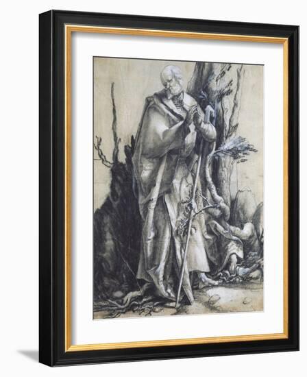 St John in the Forest-Matthias Grunewald-Framed Giclee Print