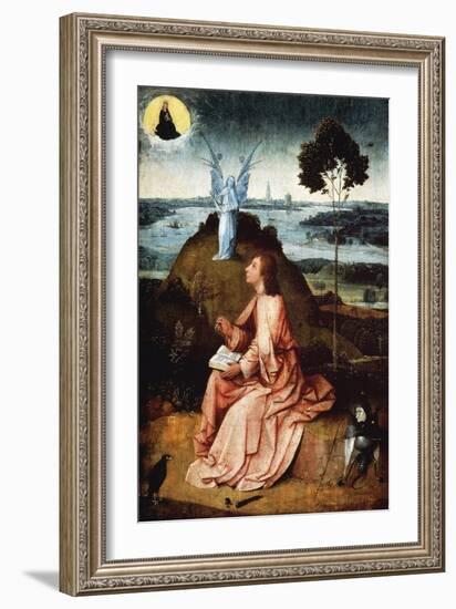 St John on Patmos, 1485-Hieronymus Bosch-Framed Giclee Print