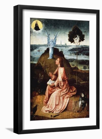 St John on Patmos, 1485-Hieronymus Bosch-Framed Giclee Print