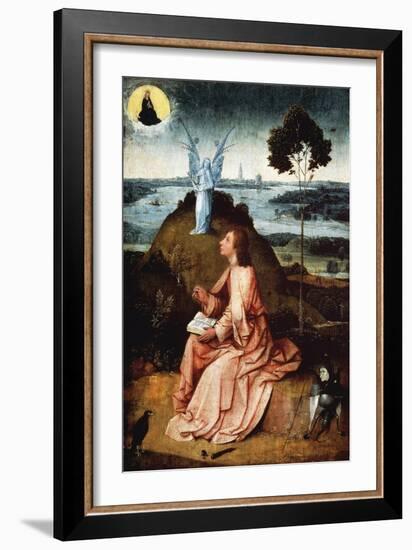 St John on Patmos, 1485-Hieronymus Bosch-Framed Giclee Print