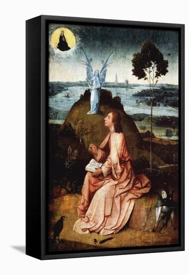 St John on Patmos, 1485-Hieronymus Bosch-Framed Premier Image Canvas