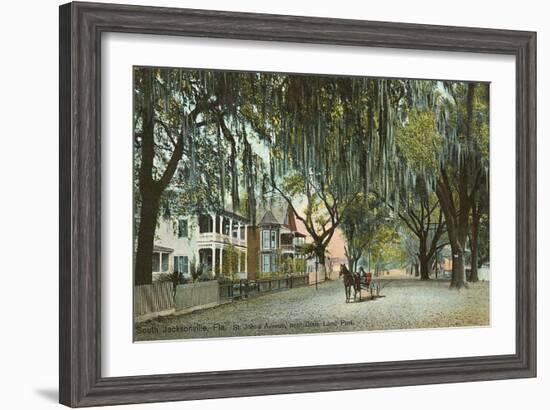 St. John's Avenue, Jacksonville, Florida-null-Framed Art Print