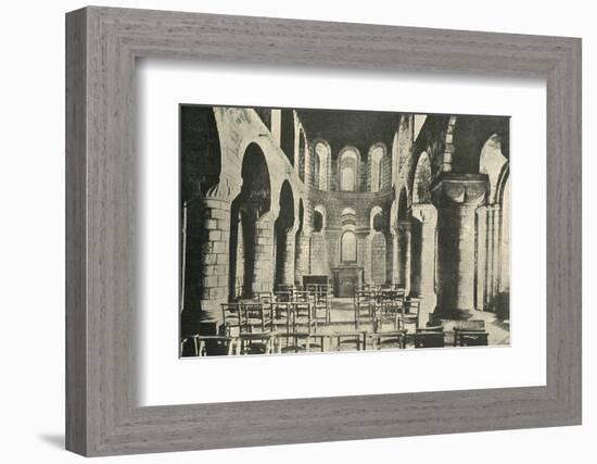 'St. John's Chapel, Tower of London, Norman Architecture', 1908-Unknown-Framed Photographic Print