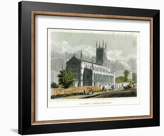St John's Church, Holloway, Islington, London-null-Framed Giclee Print