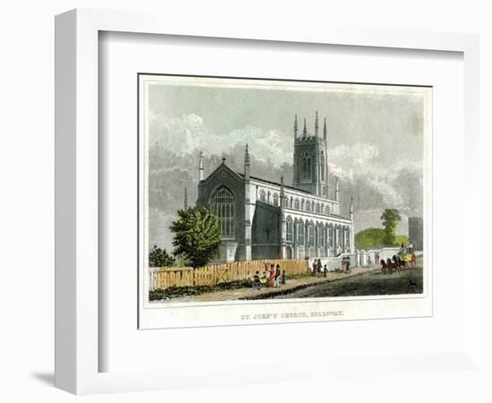 St John's Church, Holloway, Islington, London-null-Framed Giclee Print