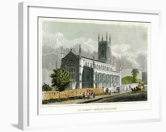 St John's Church, Holloway, Islington, London-null-Framed Giclee Print