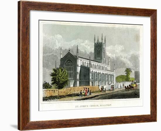 St John's Church, Holloway, Islington, London-null-Framed Giclee Print