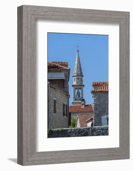 St. John's Church, Old Town, Budva, Montenegro, Europe-Jim Engelbrecht-Framed Photographic Print