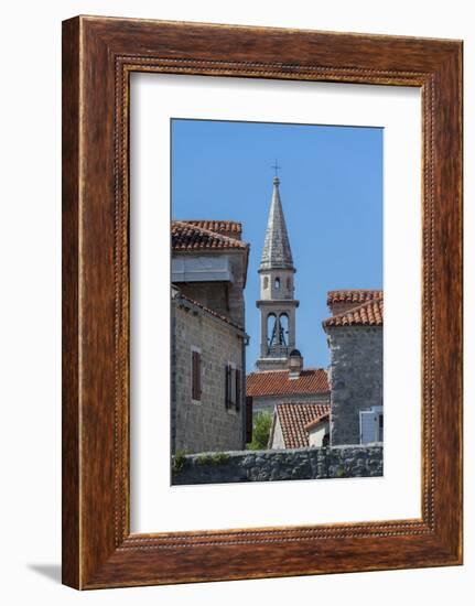 St. John's Church, Old Town, Budva, Montenegro, Europe-Jim Engelbrecht-Framed Photographic Print